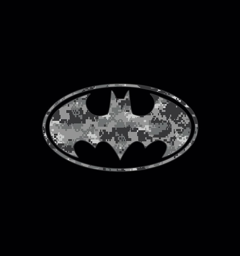 Batman - Urban Camo Shield Digital Art by Brand A - Pixels