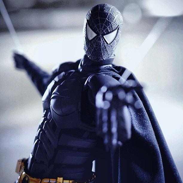 Batman Wants His Suit Back Web Slinging Photograph by Timmy Yang