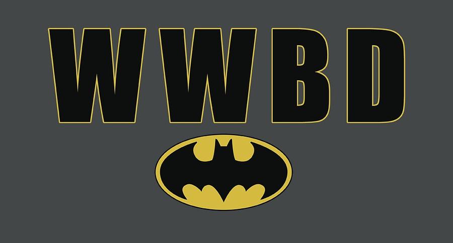 Batman Movie Digital Art - Batman - Wwbd Logo by Brand A