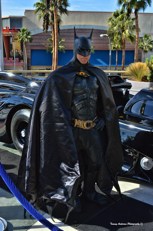 Batmobile And Batman Photograph