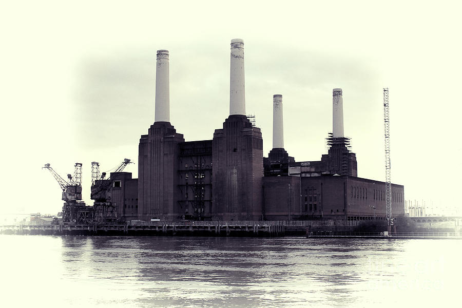 Battersea Power Station Vintage Photograph by Jasna Buncic
