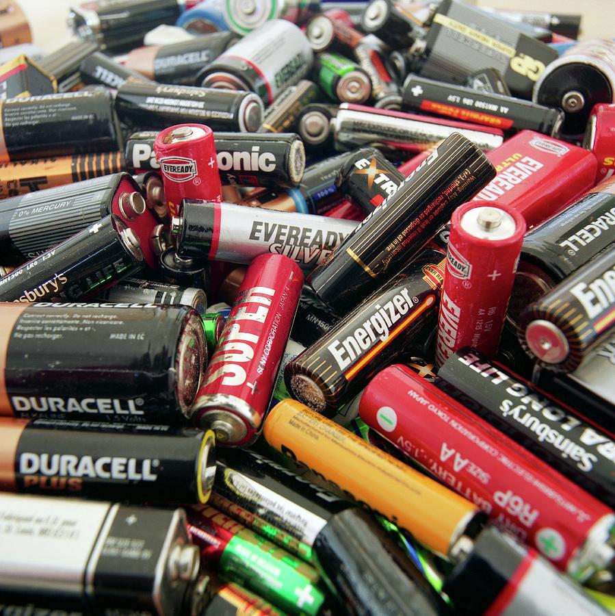 Battery Recycling Photograph by Robert Brook/science Photo Library
