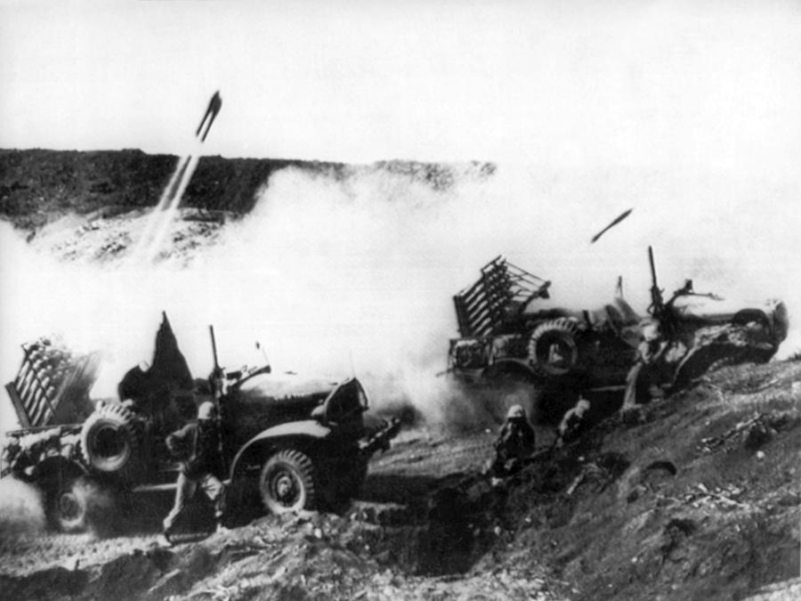 Battle At Iwo Jima Photograph by Underwood Archives - Fine Art America