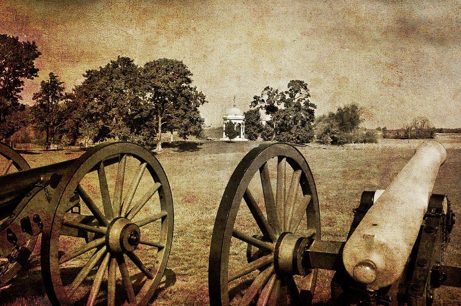 Battle Line At Antietam Photograph