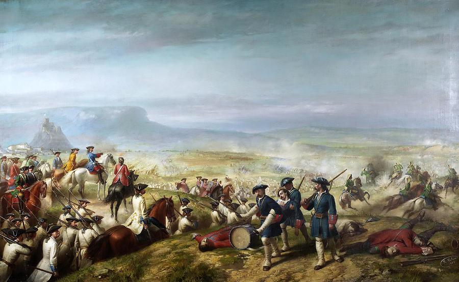 Battle of Almansa Painting by Ricardo Balaca