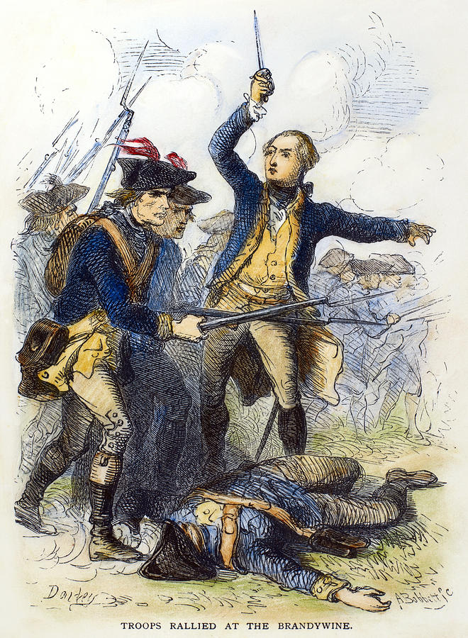 1777 Photograph - Battle Of Brandywine, 1777 by Granger