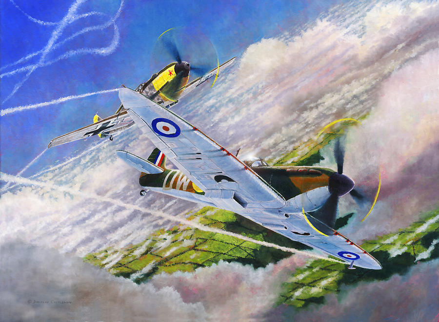 Battle of Britain Painting by Douglas Castleman