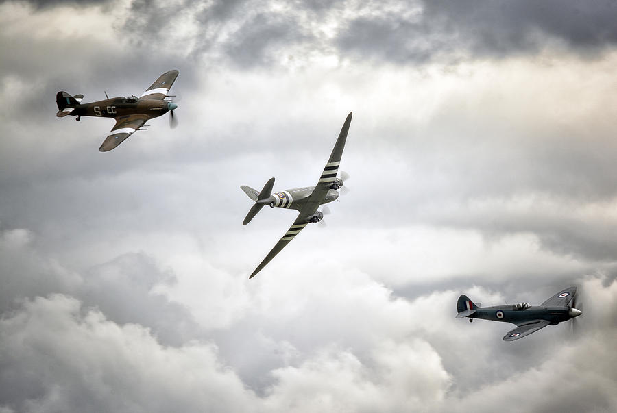 Battle of Britain Memorial Flight Photograph by Jason Green
