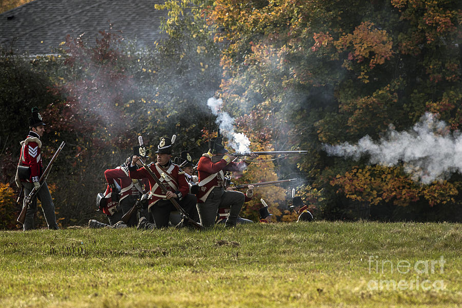 Battle Of Cooks Mills Photograph