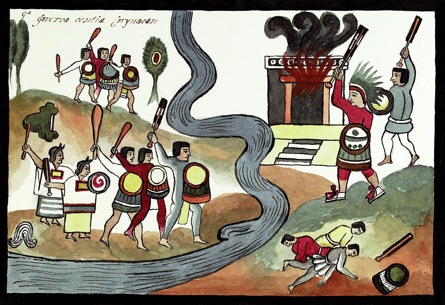 Human Photograph - Battle Of Coyoacan by Library Of Congress