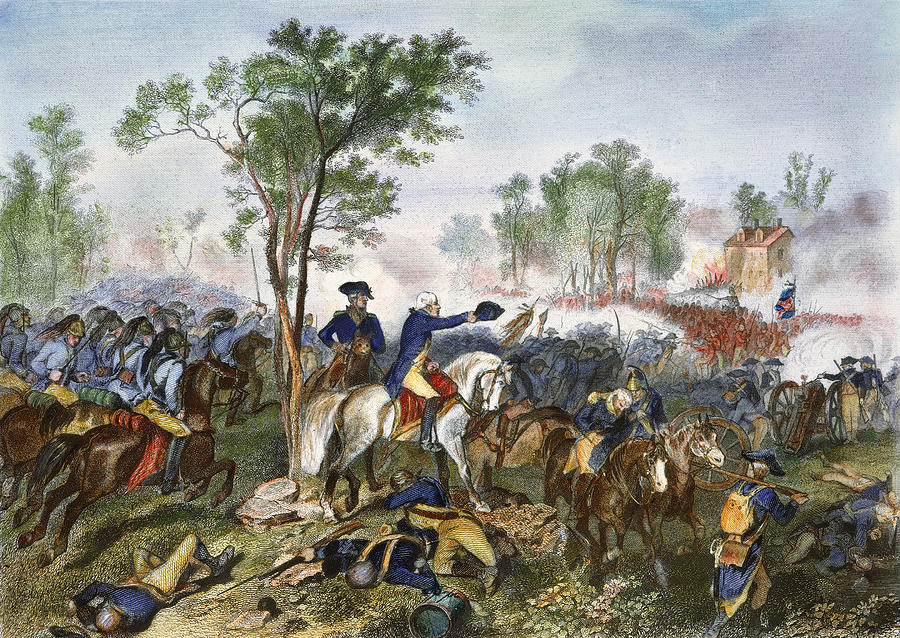Battle Of Eutaw Springs Drawing by Granger