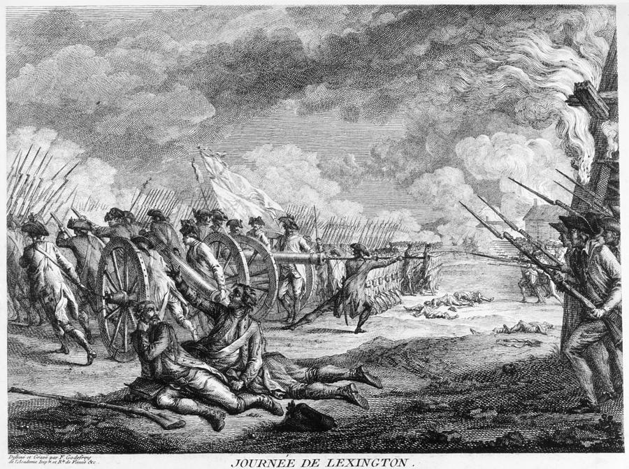 Battle Of Lexington, 1776 Photograph by Granger