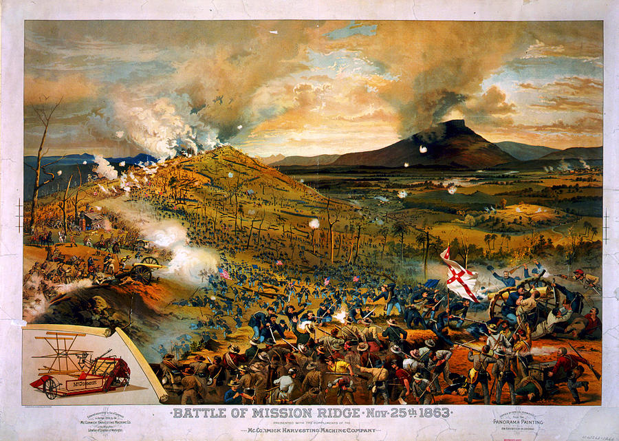Battle of Missionary Ridge Painting by Celestial Images