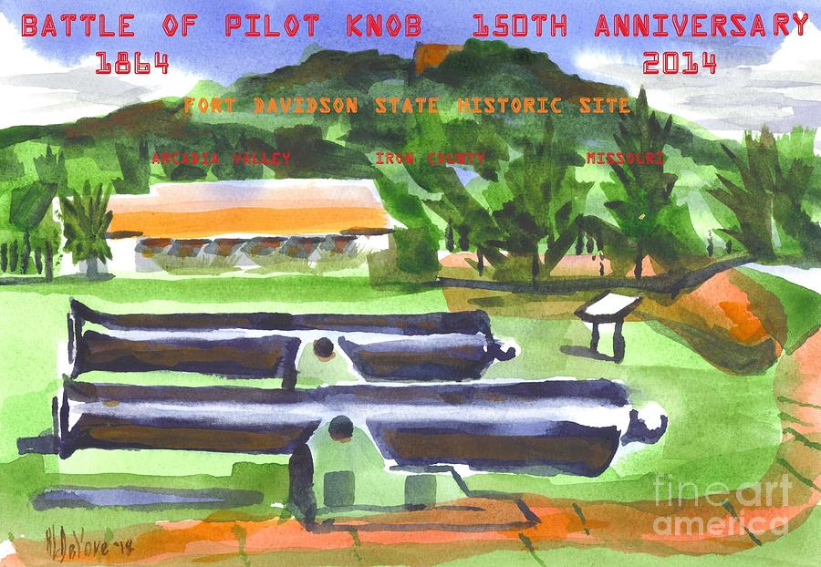 Battle of Pilot Knob Painting by Kip DeVore
