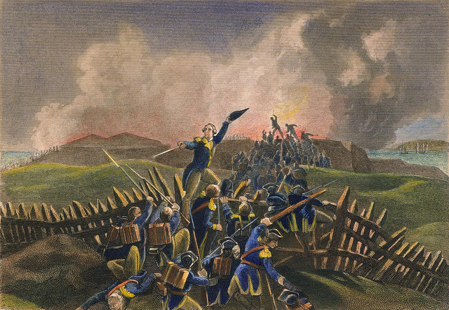 Battle Of Stony Point, 1779 Painting by Granger