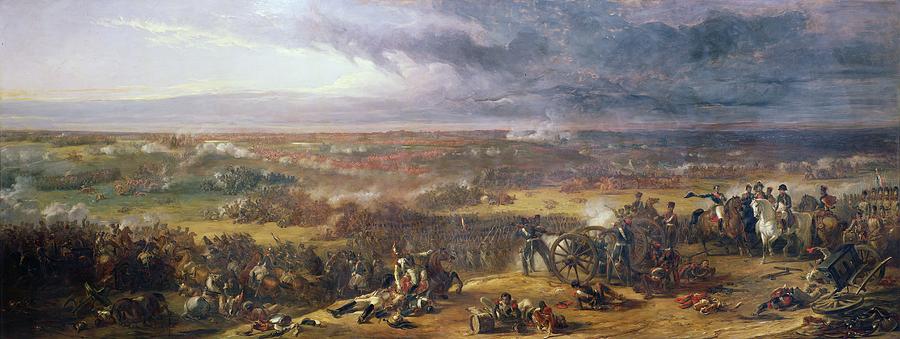 Battle Of Waterloo, 1815, 1843 Painting by Sir William Allan | Fine Art ...