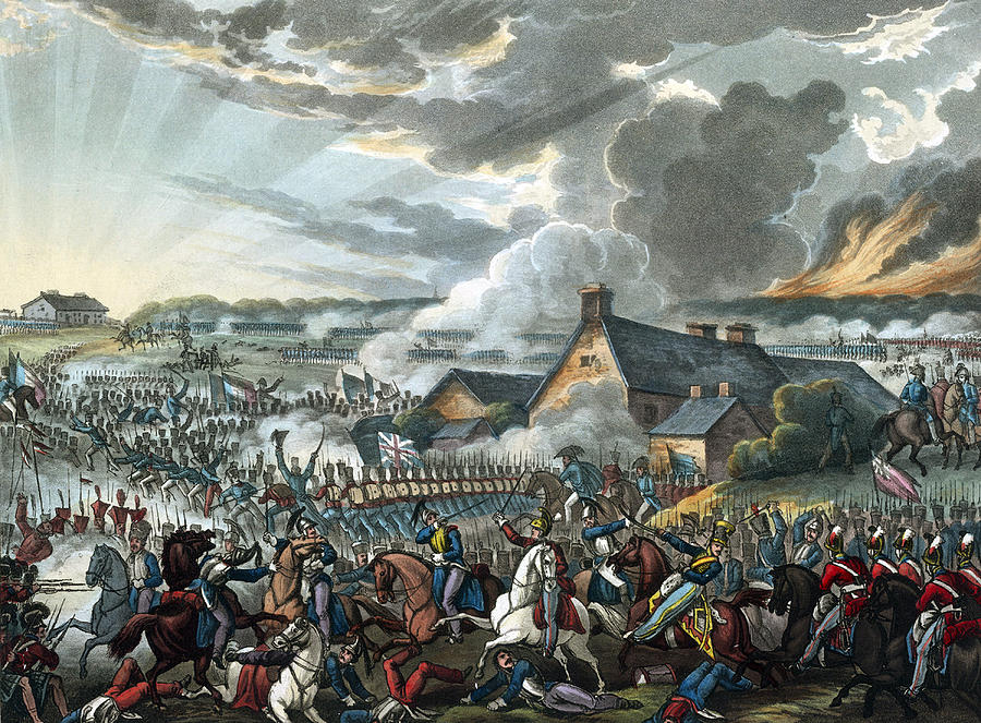 Battle Of Waterloo, 1815 Photograph by British Library