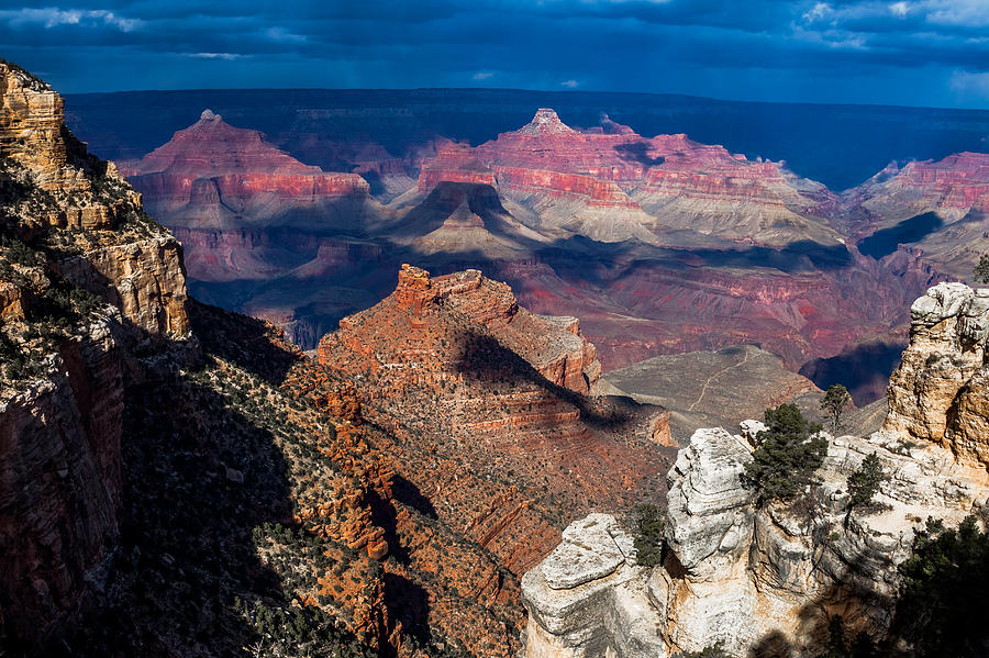 Battleship at the Grand Canyon Photograph by Ed Gleichman