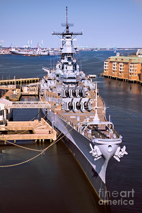 Battleship Wisconsin Photograph