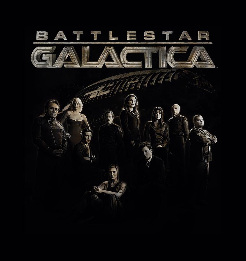 Science Fiction Digital Art - Battlestar Galactica - Battle Cast by Brand A