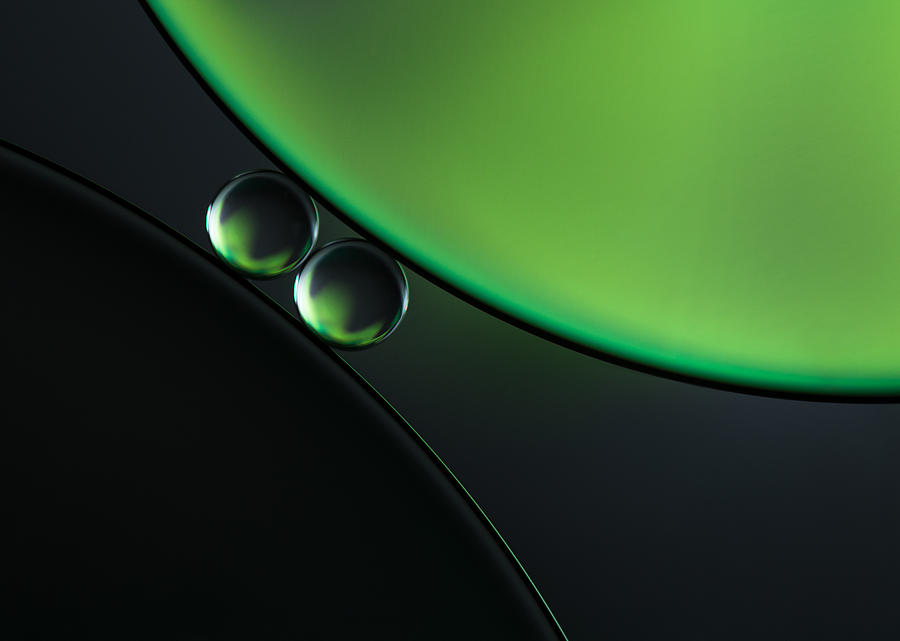 Green Photograph - Batwing Bubbles by Jacqueline Hammer Green Photograph - Batwing Bubbles by Jacqueline Hammer