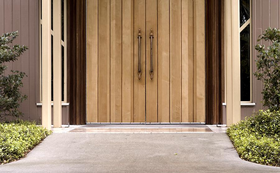 Gainesville Photograph - Baughman Center Front Door by William Ragan