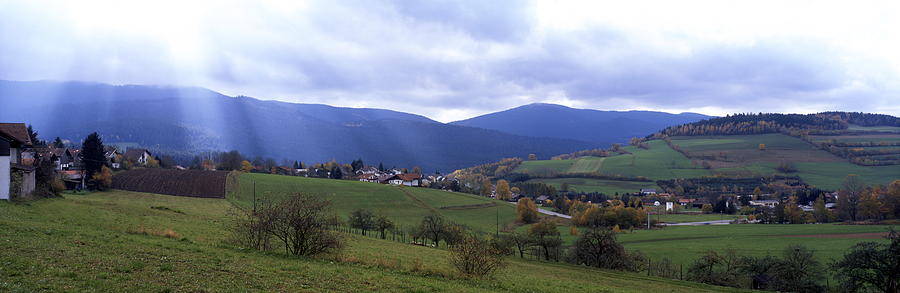 Bavarian landscape in fall Photograph by Ulrich Kunst And Bettina Scheidulin