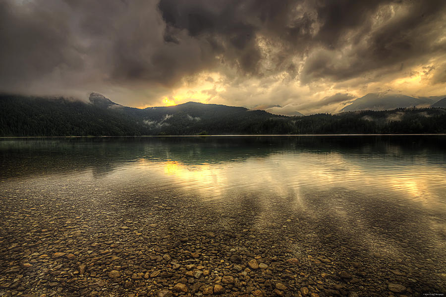 Bavarian Sunset Photograph by Ryan Wyckoff