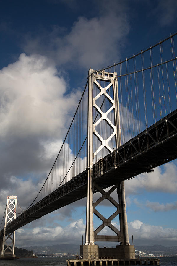 Architecture Photograph - Bay Bridge after the Storm by John Daly