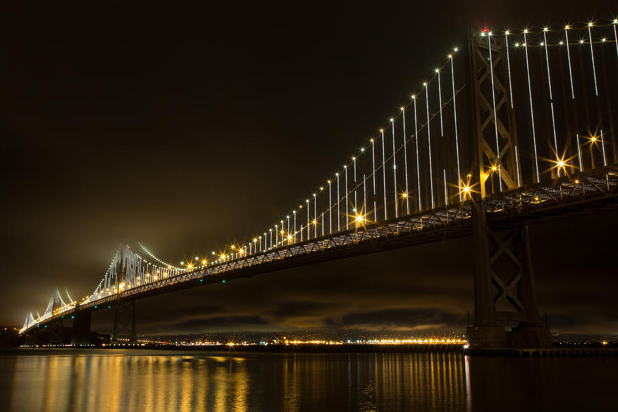 San Francisco Photograph - Bay Bridge and Fog  by John Daly