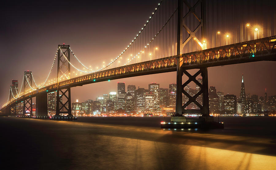 Bay Bridge In San Francisco Photograph by Jimmy Mcintyre
