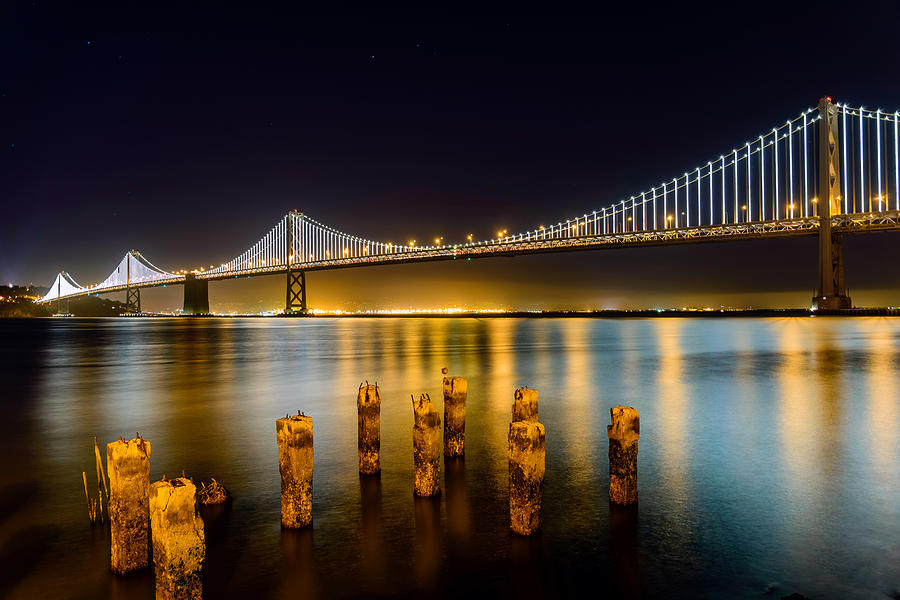 Bay Bridge Photograph by Mike Ronnebeck