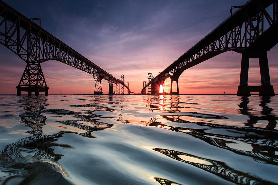 Bay Bridge Photograph - Bay Bridge Reflections by Jennifer Casey