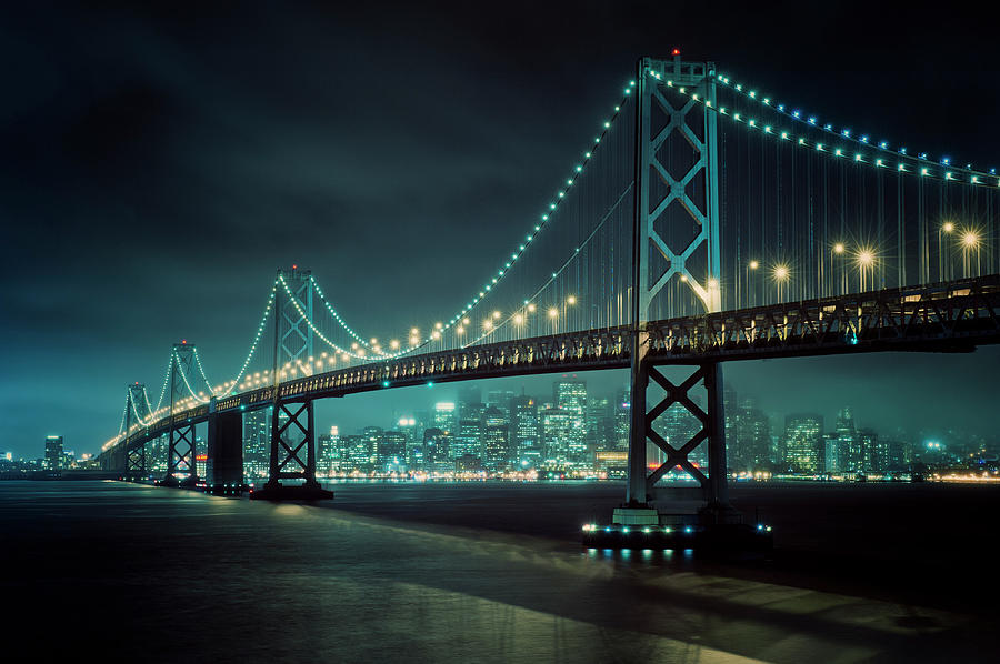 Bay Bridge San Francisco Photograph by © Allard Schager
