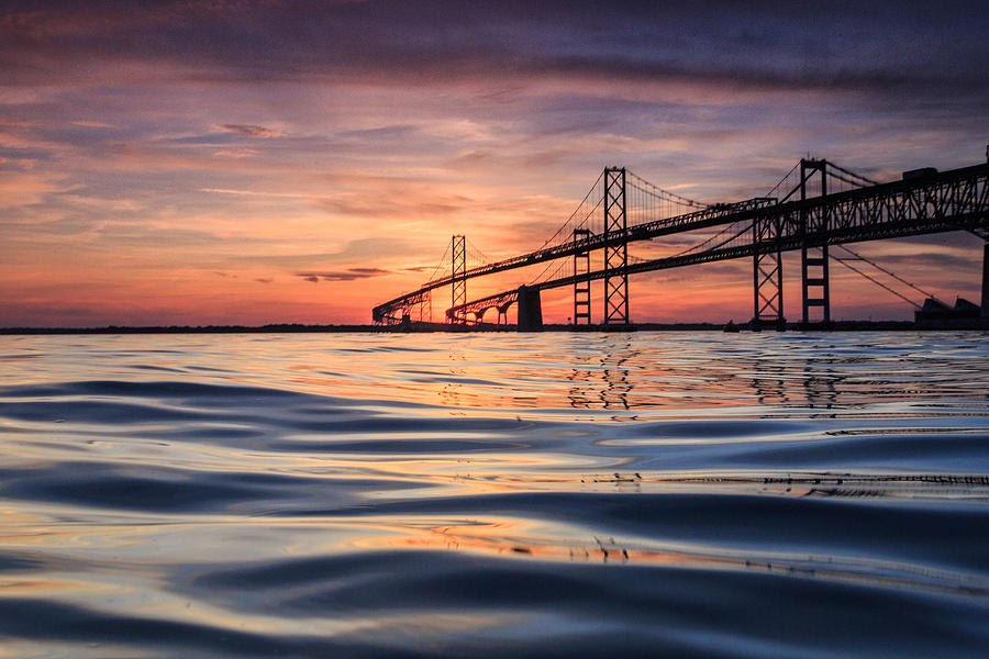 Bay Bridge Silk Photograph by Jennifer Casey