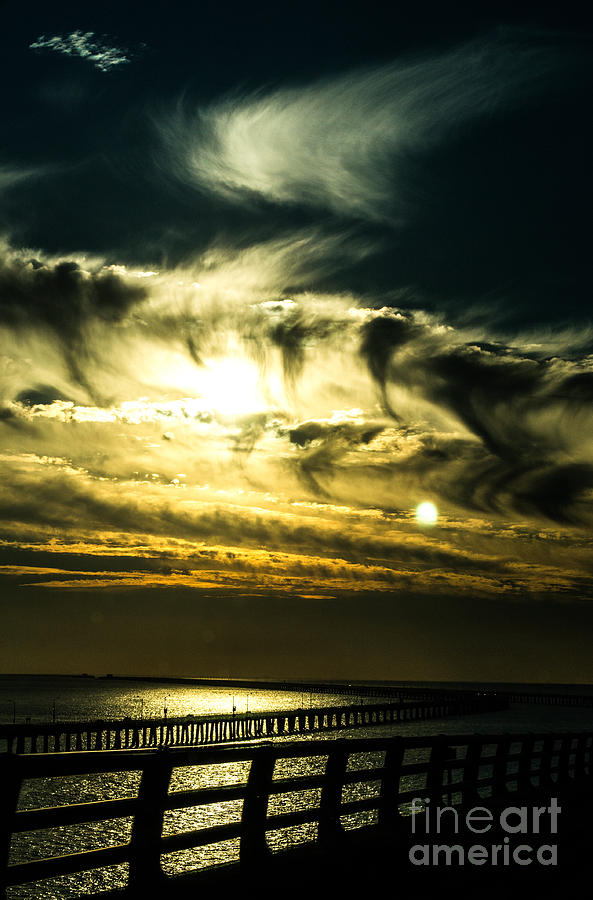 Bay Bridge Sunset Photograph by Angela DeFrias