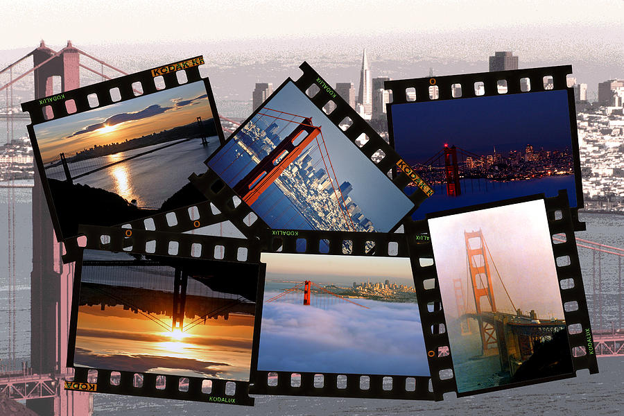 Golden Gate Collage Photograph by Christopher McKenzie
