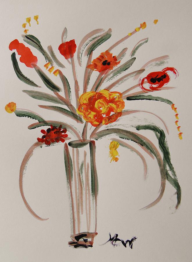 Bay Flowers Painting by Mary Carol Williams