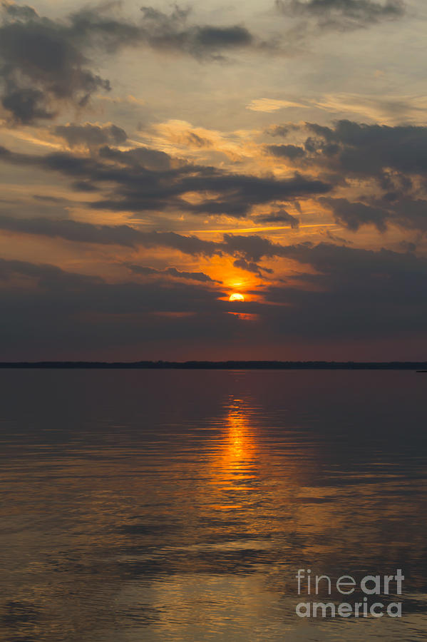Bay Sunset Photograph by Arlene Carmel