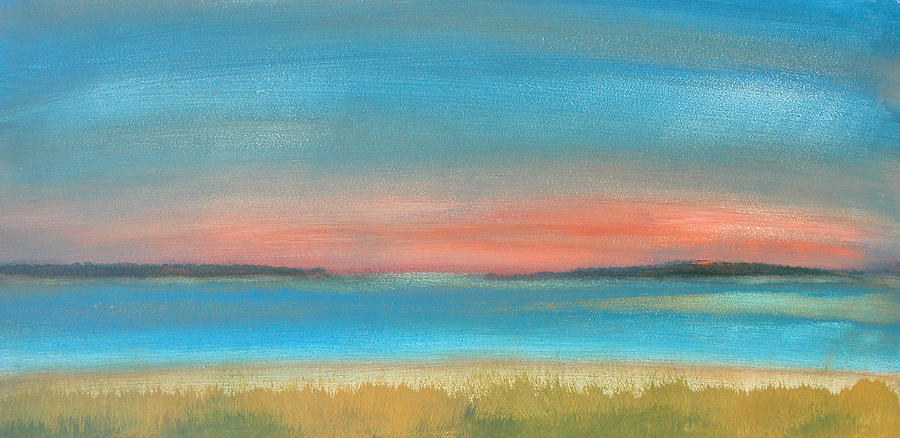 Bay Sunset Painting by Rhodes Rumsey