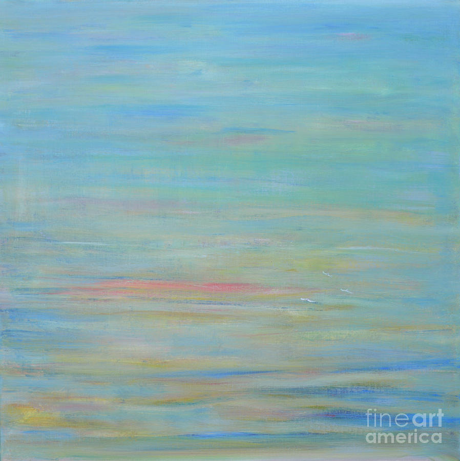 Abstract Painting - Bay Sunset by Milton Tarver
