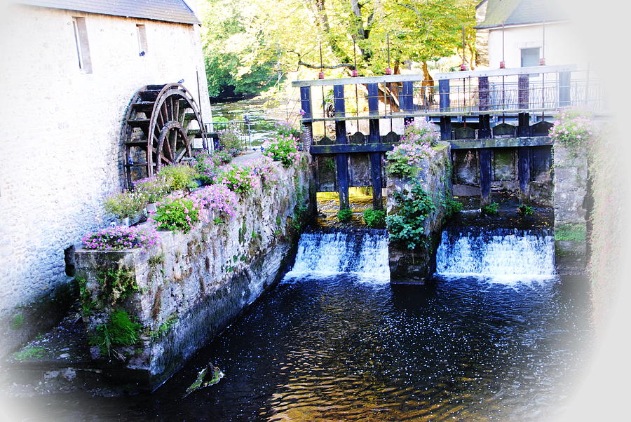 Bayeaux Water Mill Impression Photograph by Jacqueline M Lewis