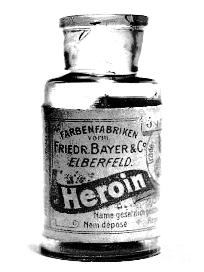 For Sale Photograph - Bayer Company Sells Heroin Around 1900 by Merton Allen