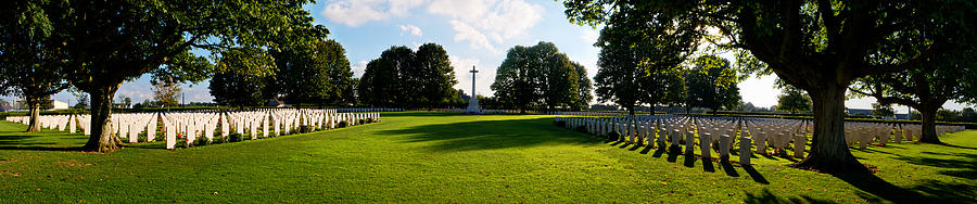 Sunset Photograph - Bayeux War Cemetery  by Weston Westmoreland