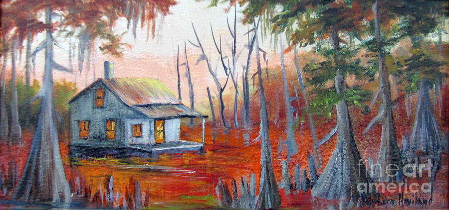 Bayou Home Painting by Barbara Haviland