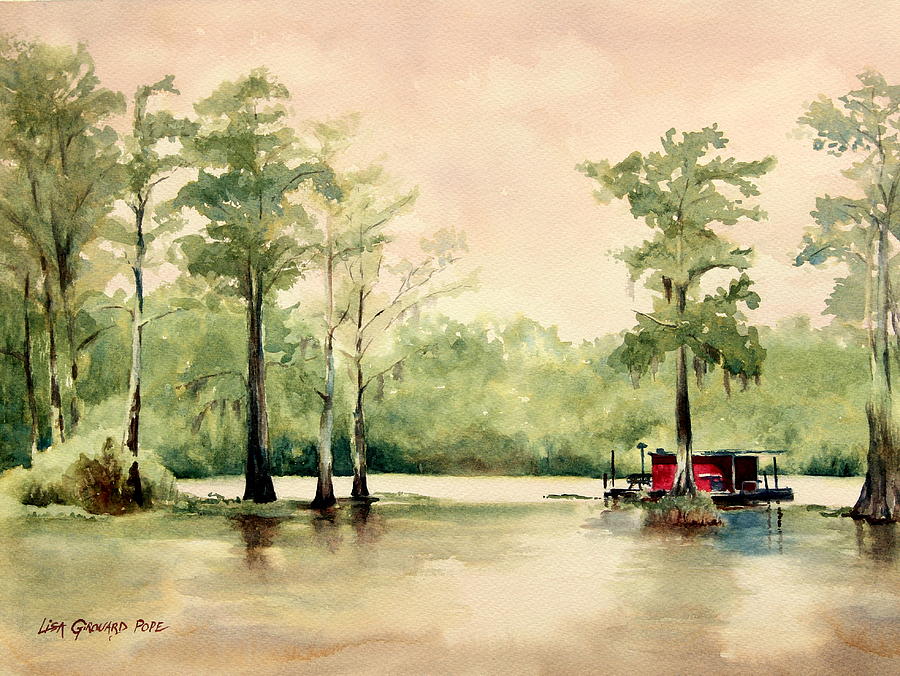 Bayou Retreat Painting by Lisa Pope