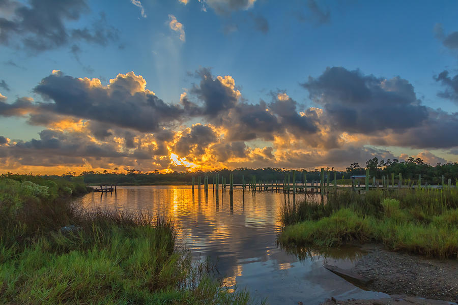 Bayou Sunrise Photograph by Brian Wright