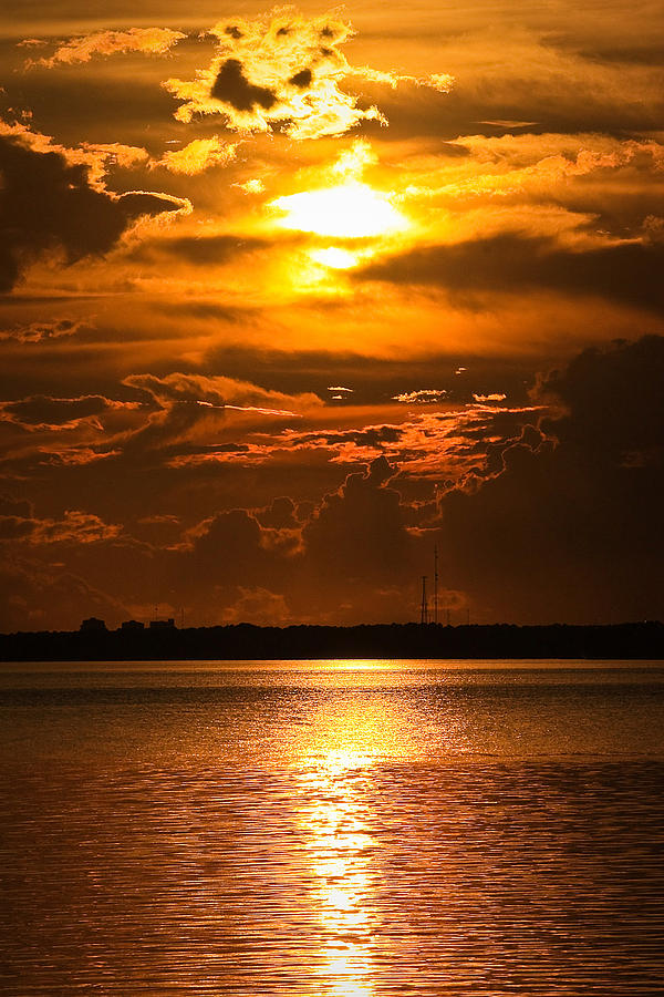 Bayou Sunset Photograph by Tammy Schneider