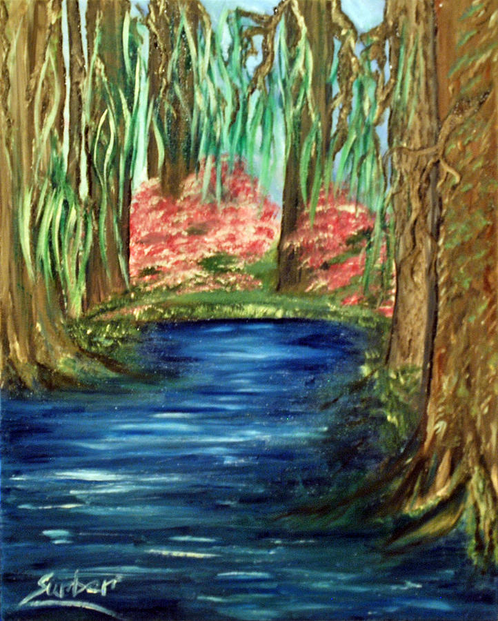 Bayou Painting by Suzanne Surber