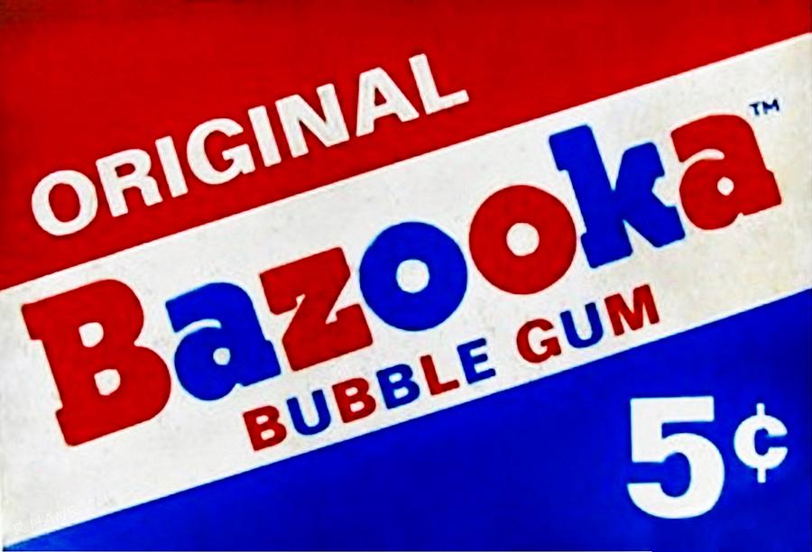 Bazooka Bubble Gum  Photograph by Rob Hans